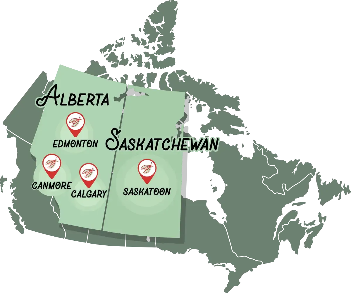 Service Area Map Alberta