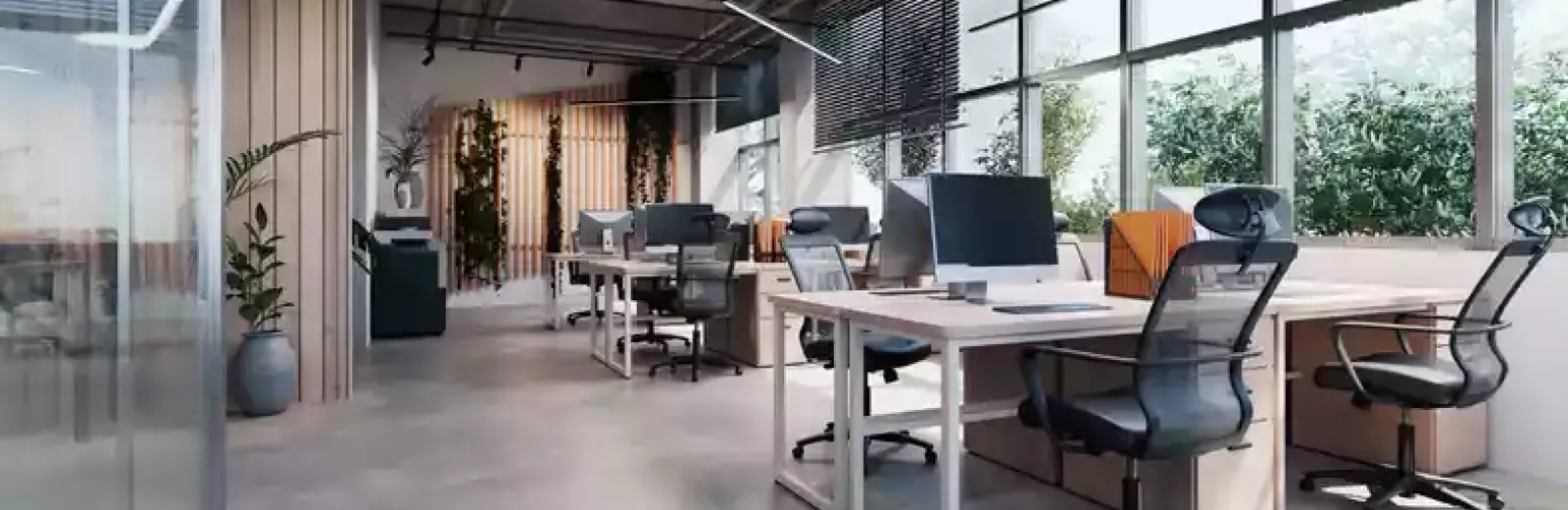 inside office setting